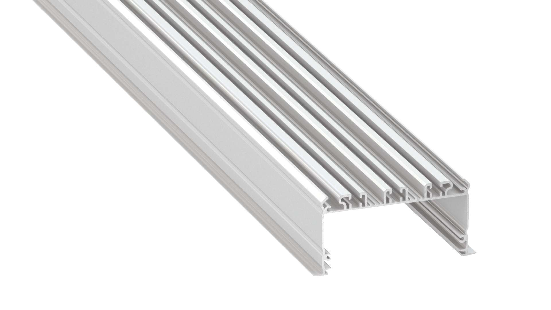 Lumines profile type inLargo lacquered white, 6,15 m